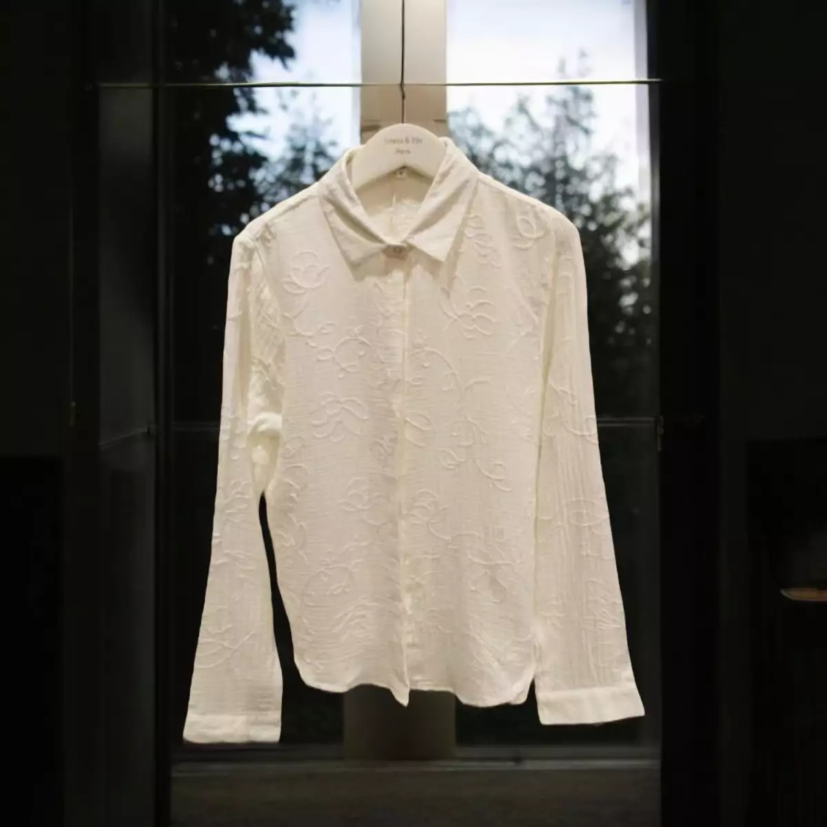 Chemise Brodée Bénédicte (blanc)