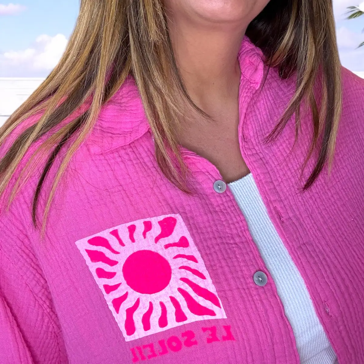 Chemise LE SOLEIL fuschia