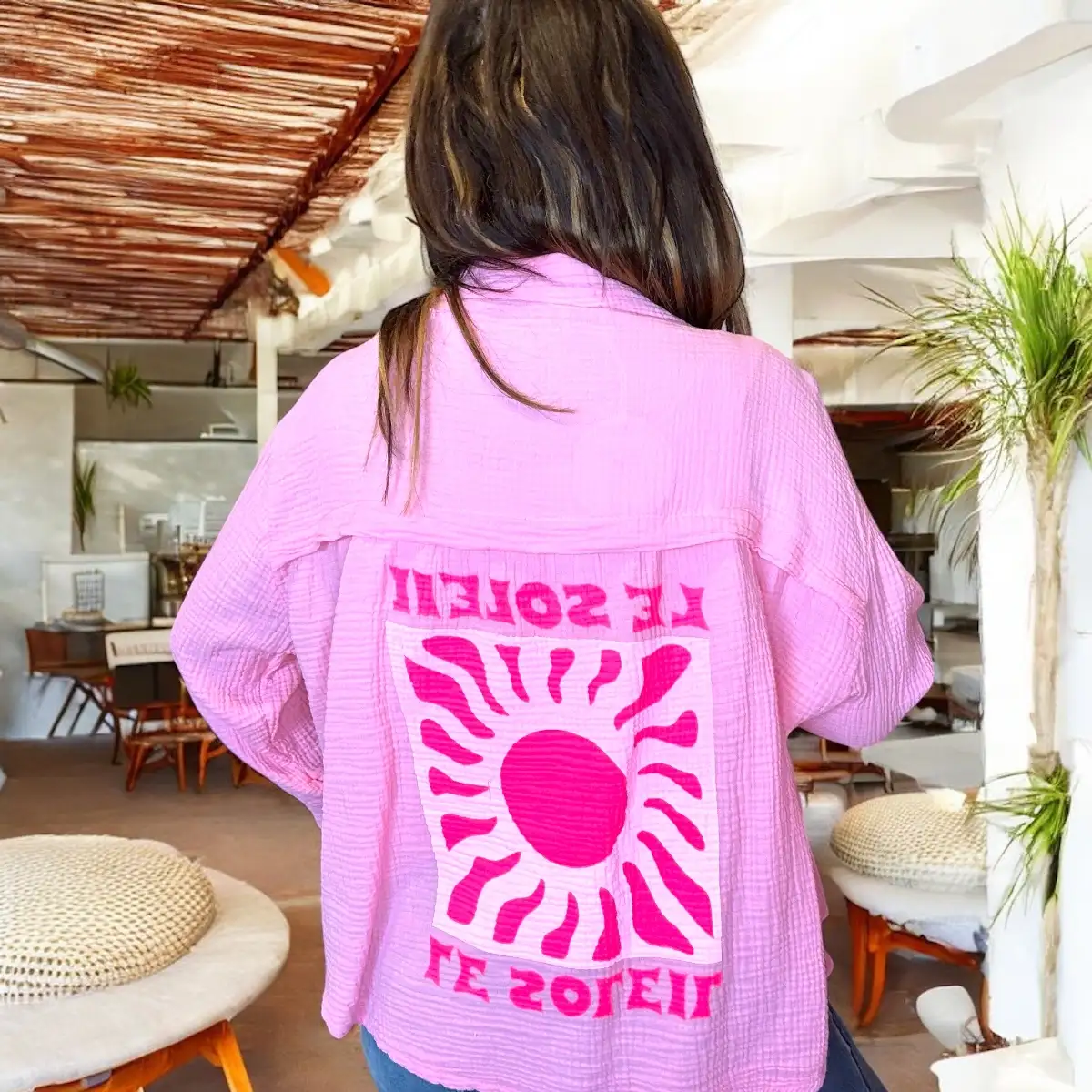 Chemise LE SOLEIL Rose pale