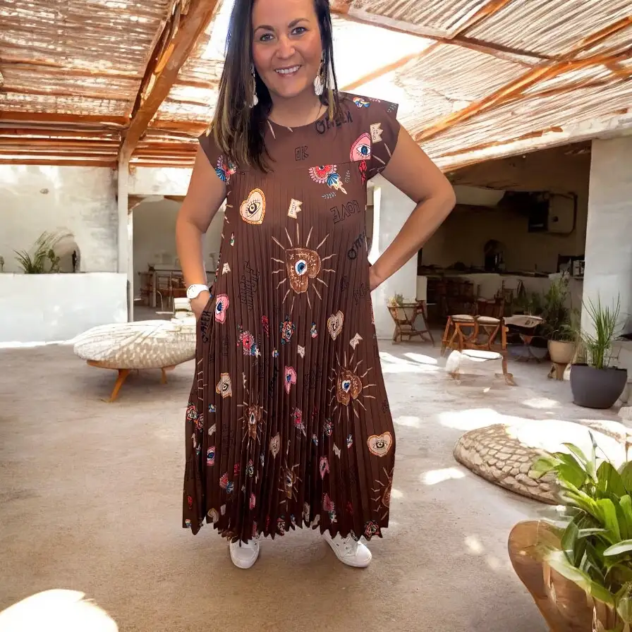 Robe Carla imprimée Oeil