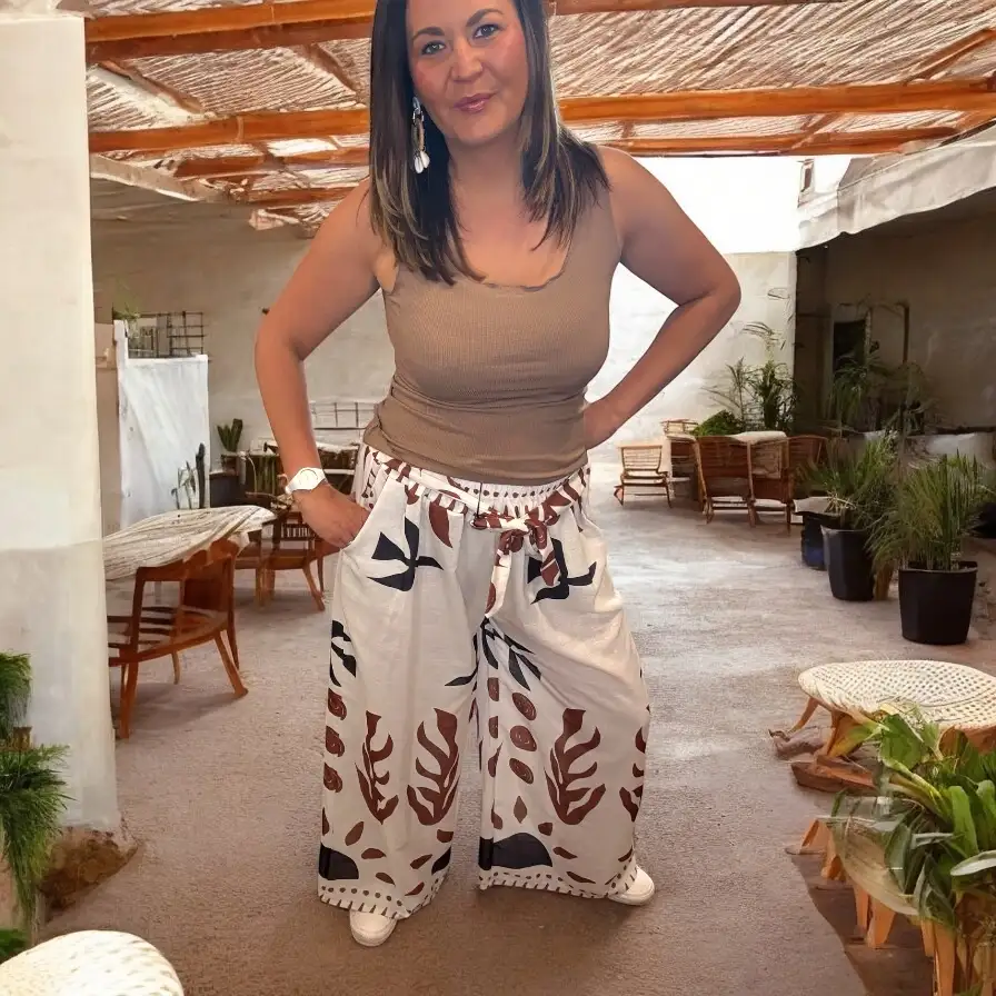 Pantalon Maeva Marron