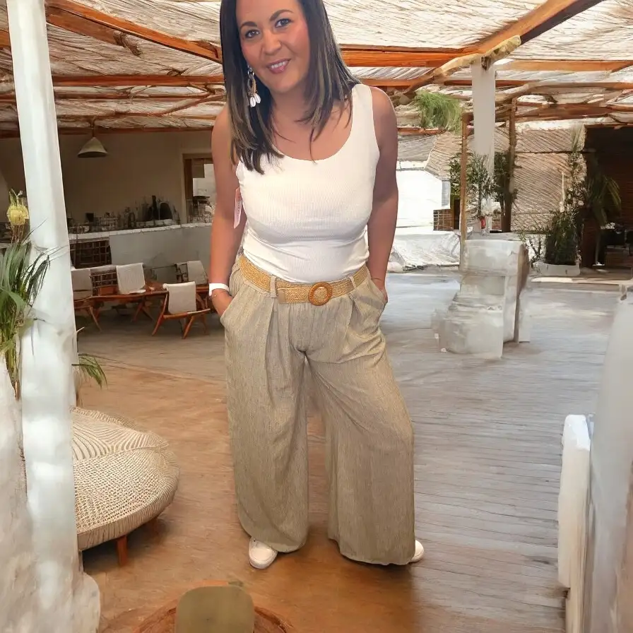 Pantalon Maria Taupe