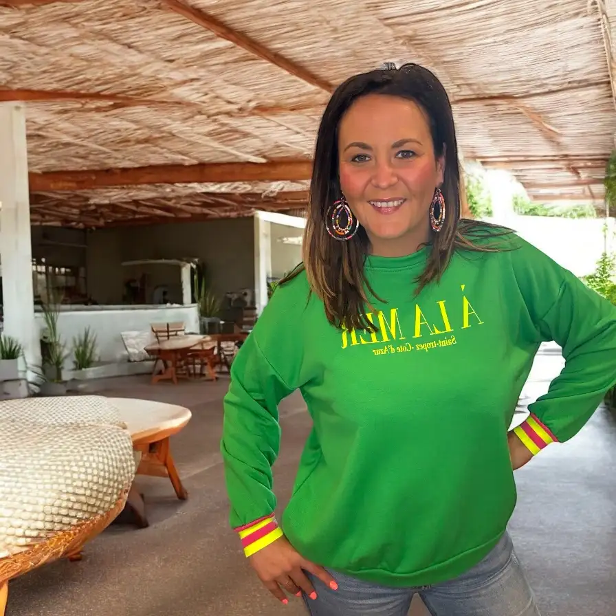 Sweat A LA MER vert