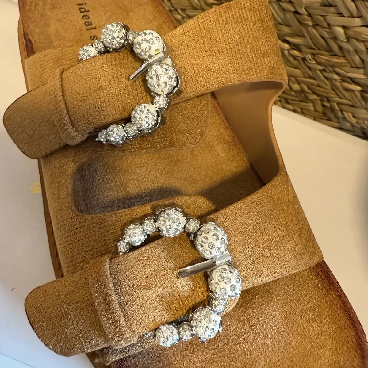 Mules Bijoux Camel
