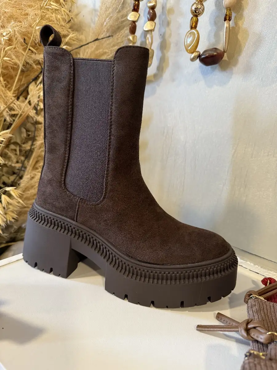 Boots Daim Chocolat #682