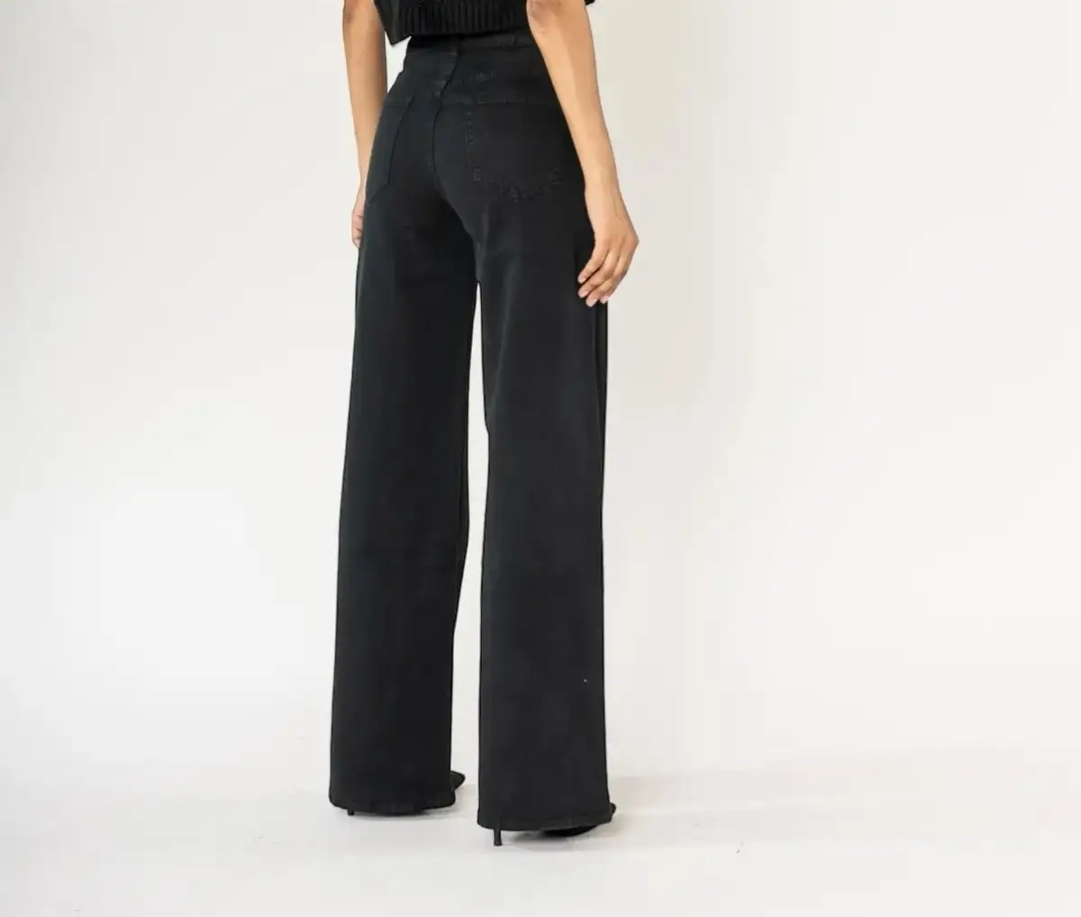 Jean Wide Leg #669 Noir