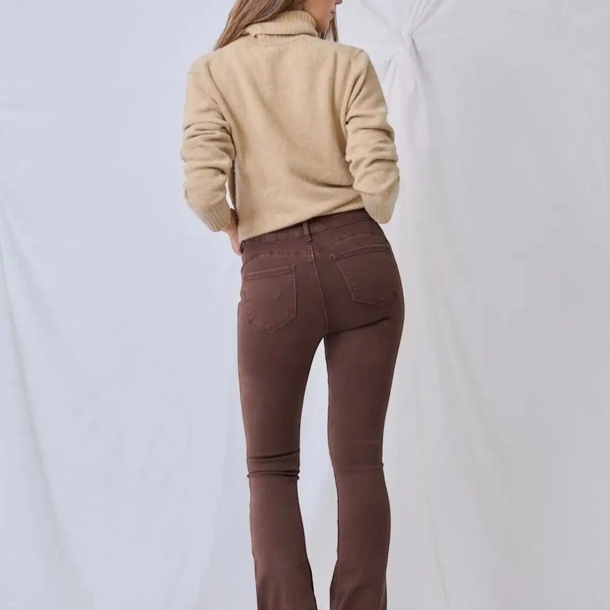 Bootcut Barbara #689 marron