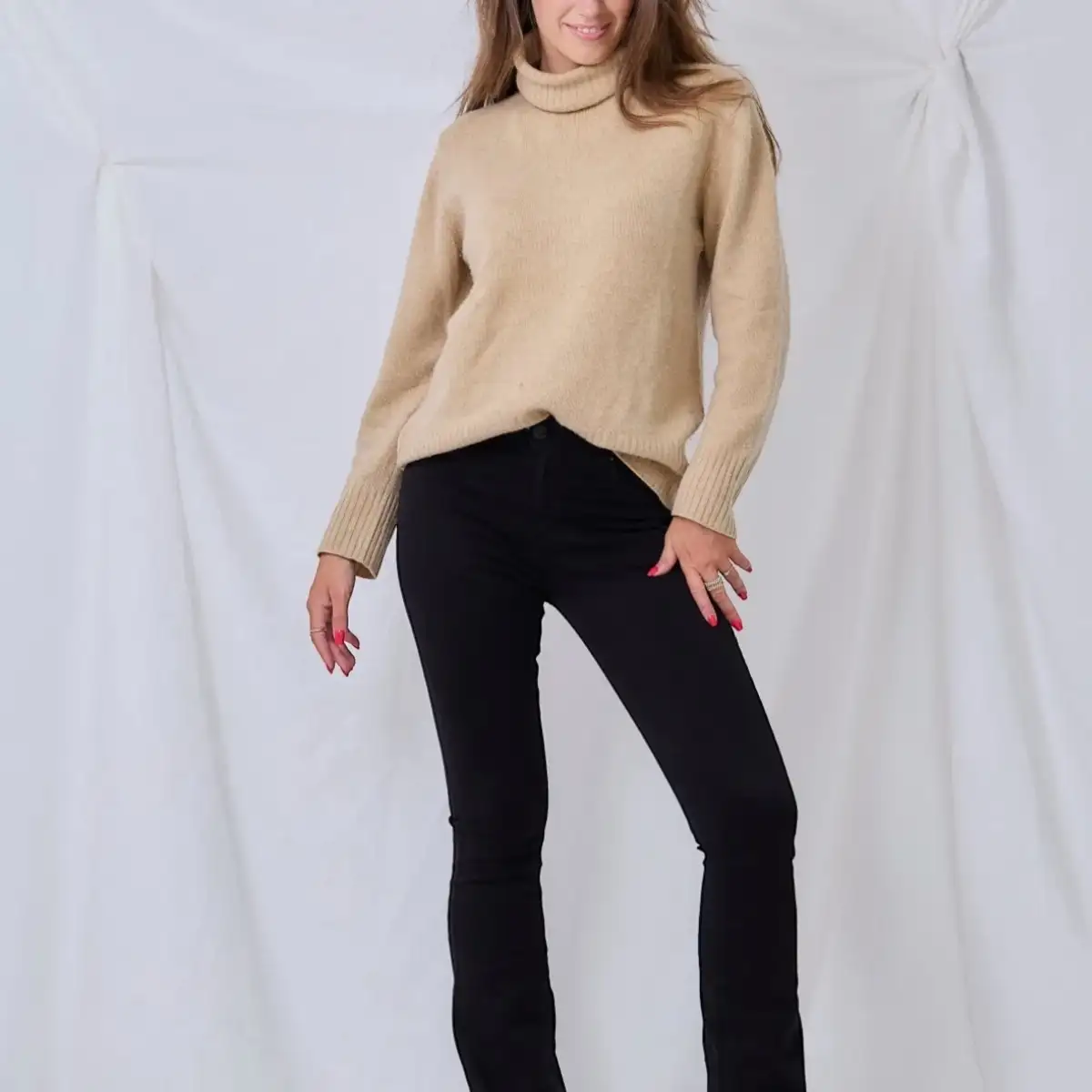 Bootcut Barbara #690 noir