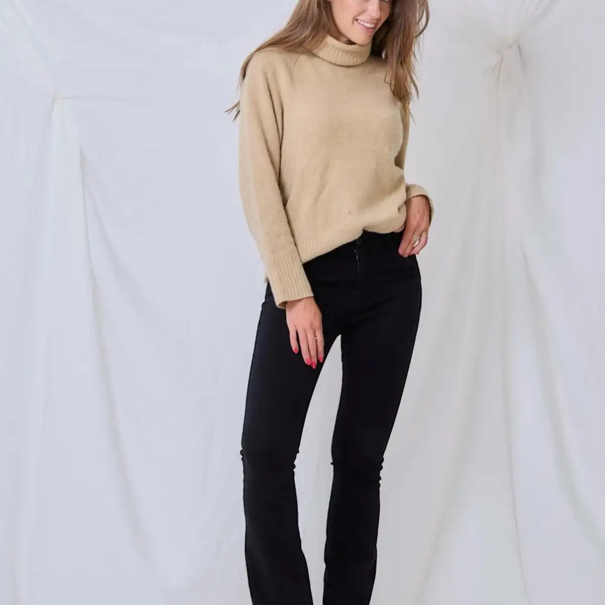 Bootcut Barbara #690 noir