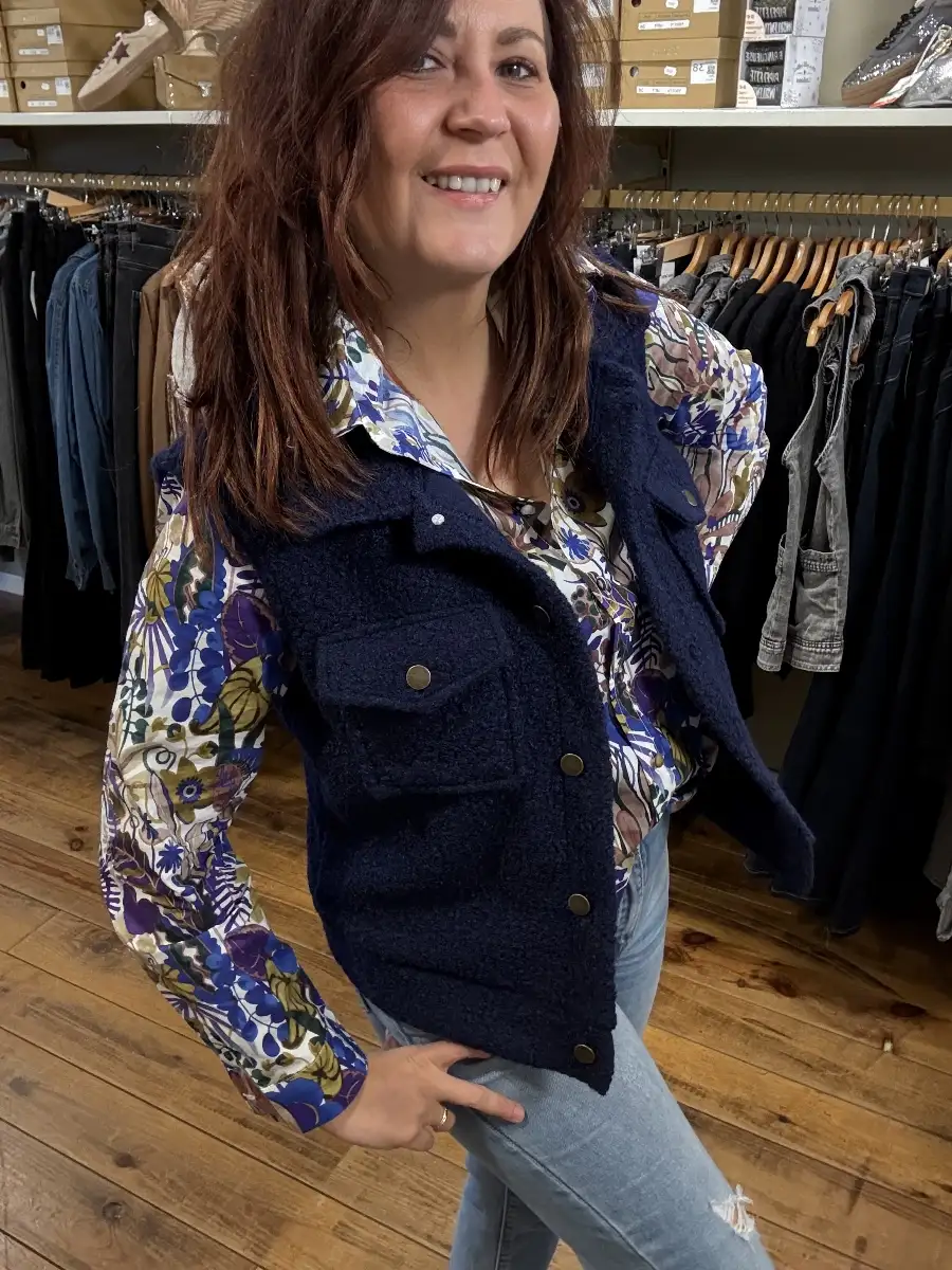 Gilet Valentine #703 Marine