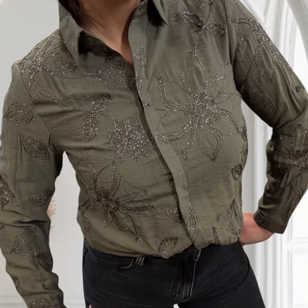 Chemise Aurore #709 kaki