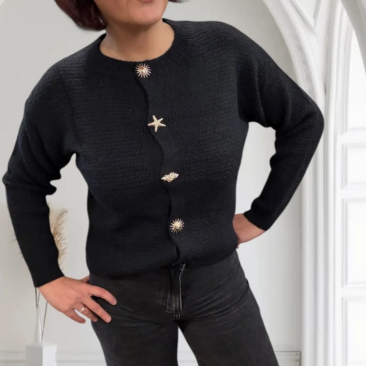 Gilet Coralie #704 Noir