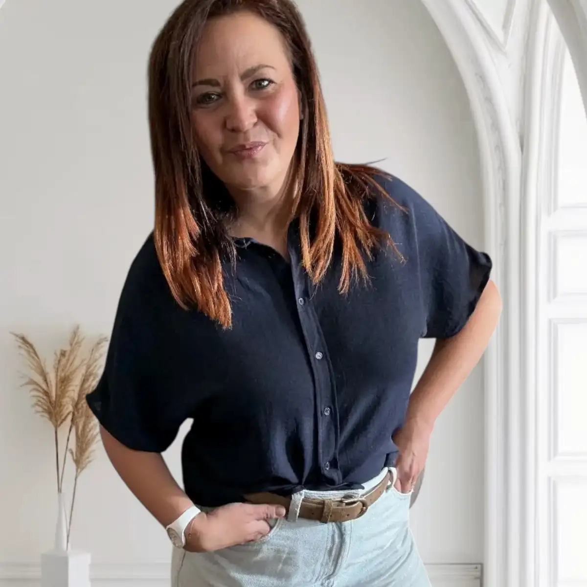 Chemise ANNA Marine #637