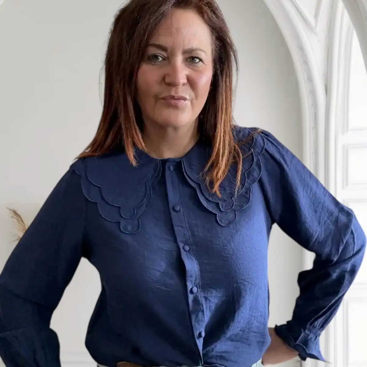 Chemise Claudine Marine #663