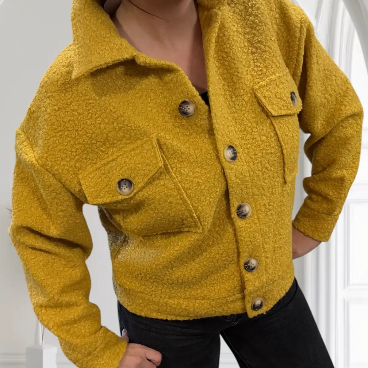 Veste Aline #702 Moutarde