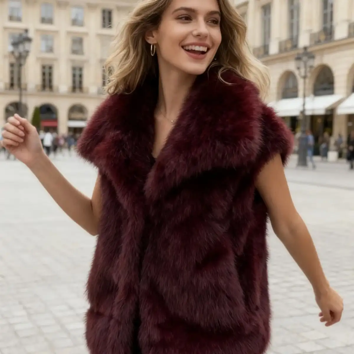 Gilet Valentina #726 Bordeaux
