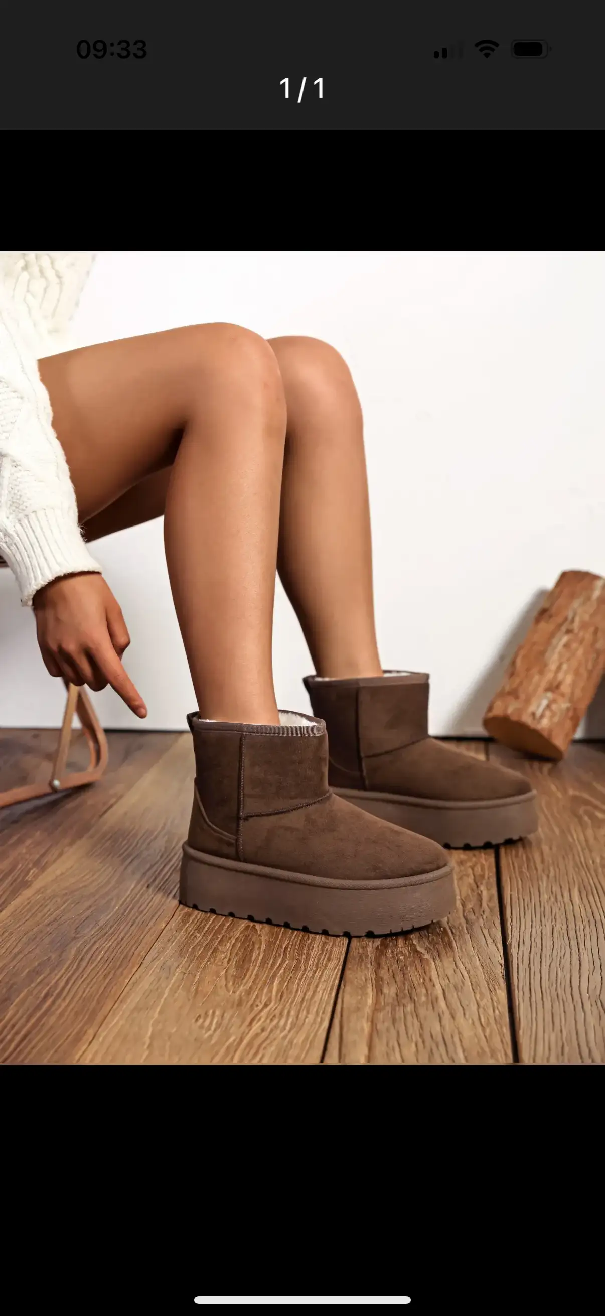 Boots Fourrées choco