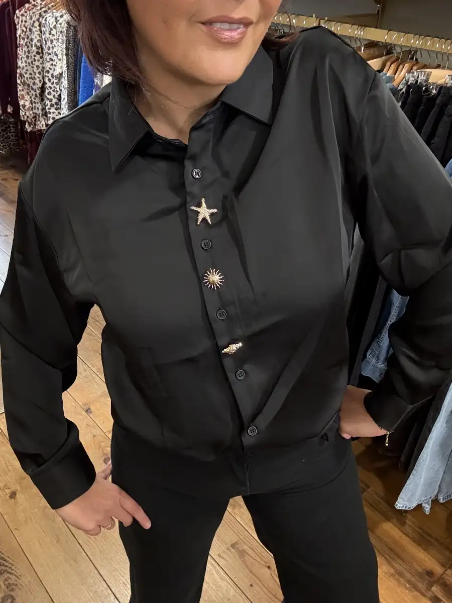 Chemise Cariba #735 noir