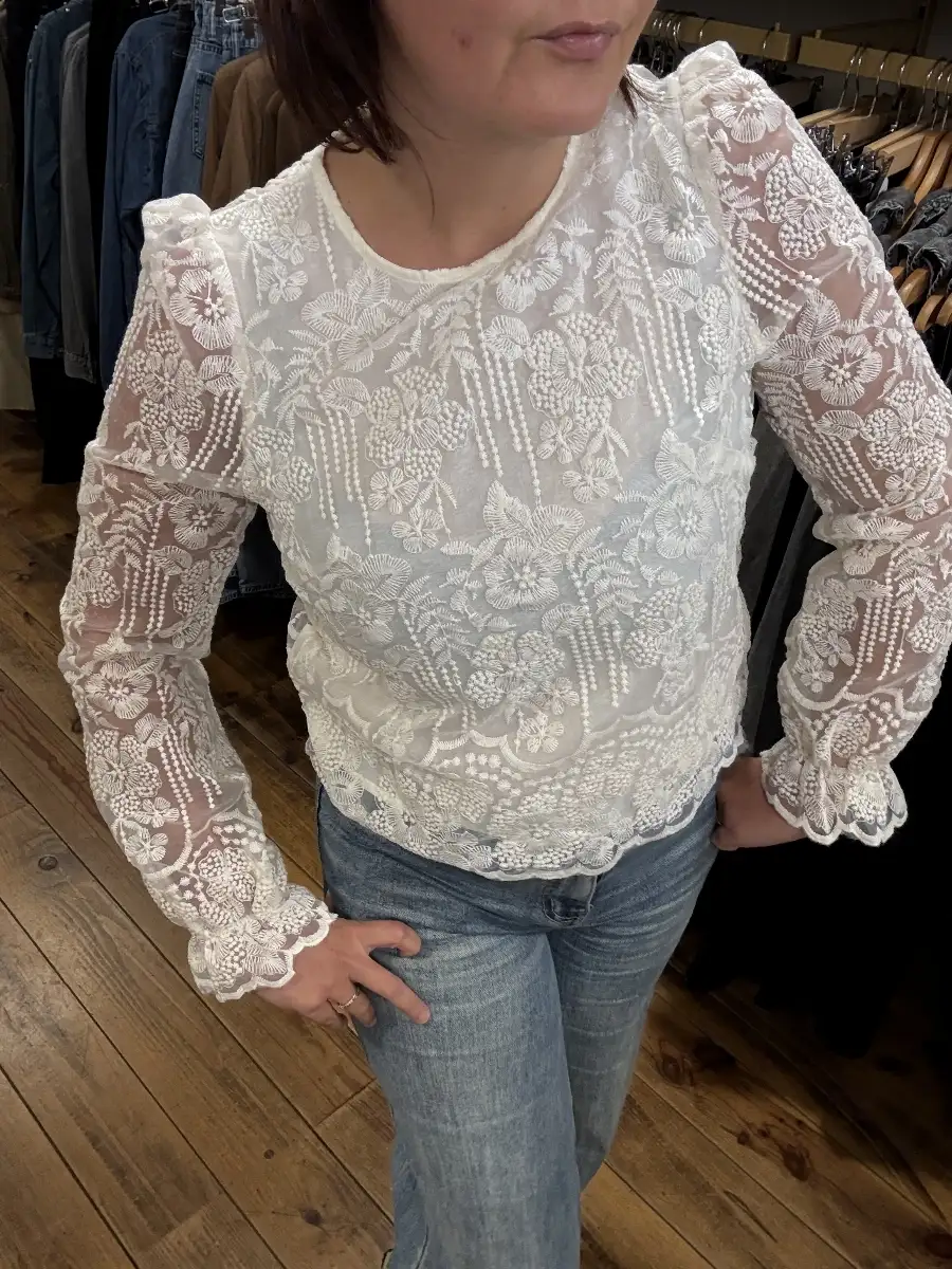 Blouse dentelle Gisèle #744
