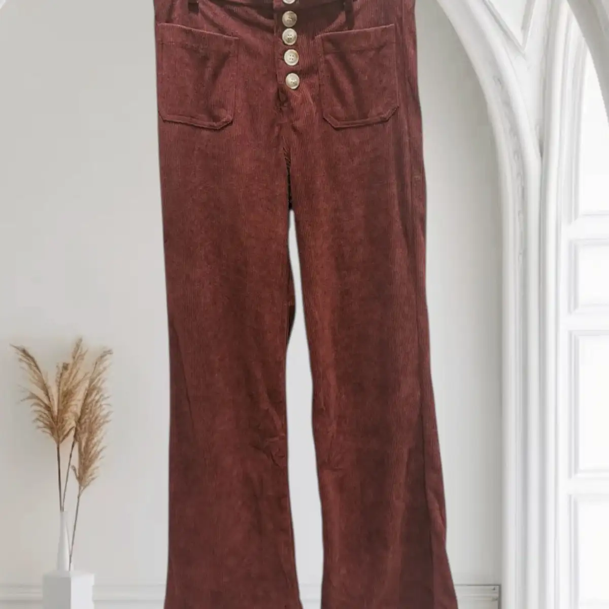 Pantalon velours Virginie #750 WINE