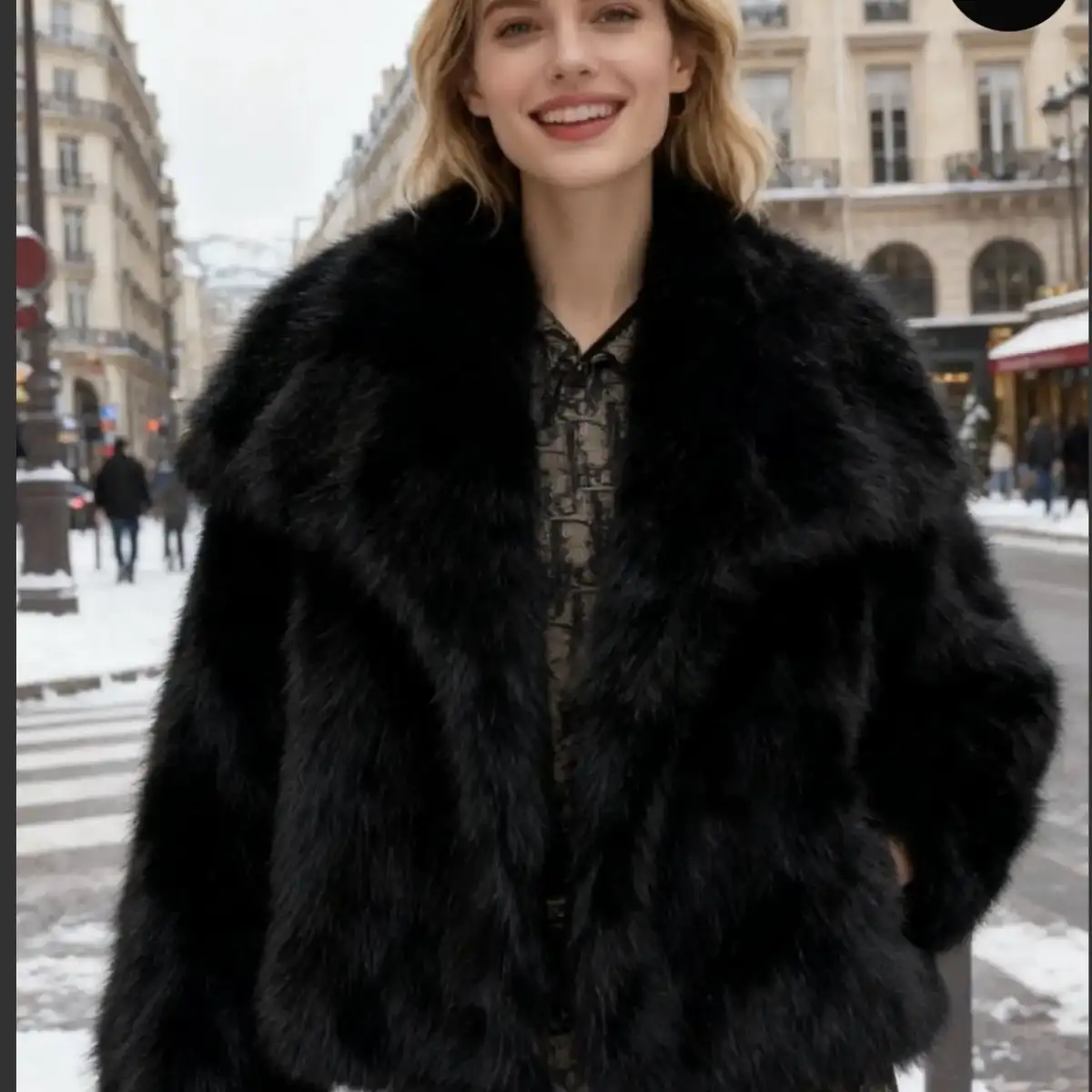 Veste fausse fourrure #753