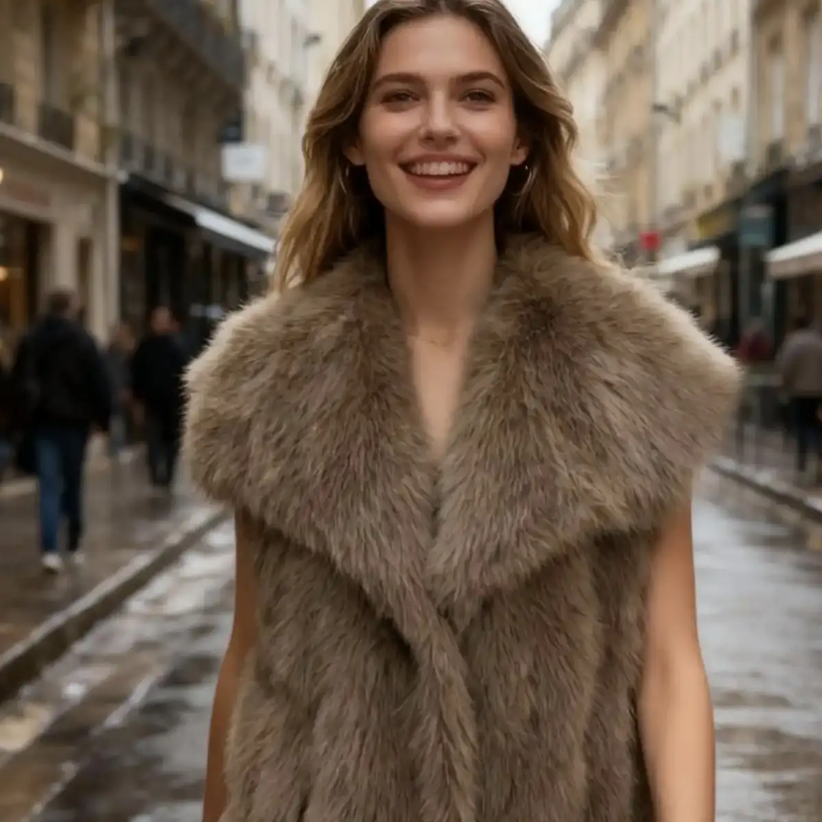 Gilet Valentina #757 taupe