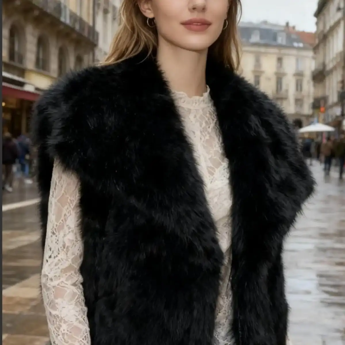 Gilet Valentina #757 noir