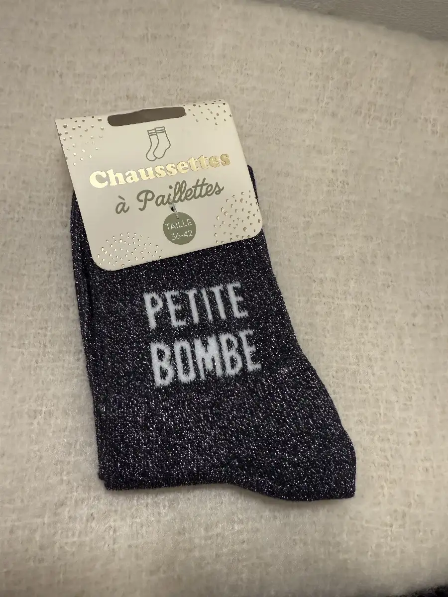 Les Chaussettes à Paillettes PETITE BOMBE