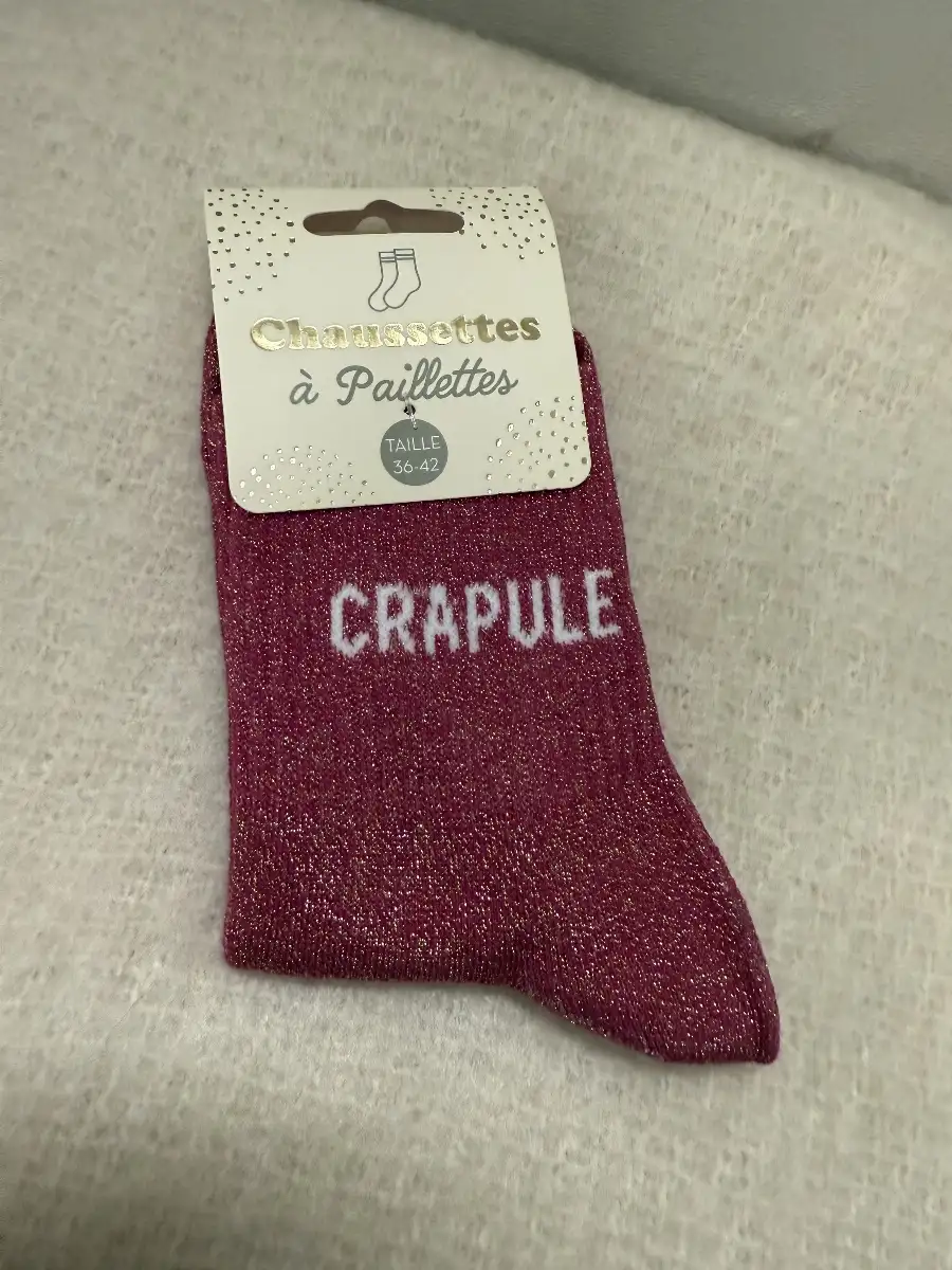 Les Chaussettes à Paillettes CRAPULE