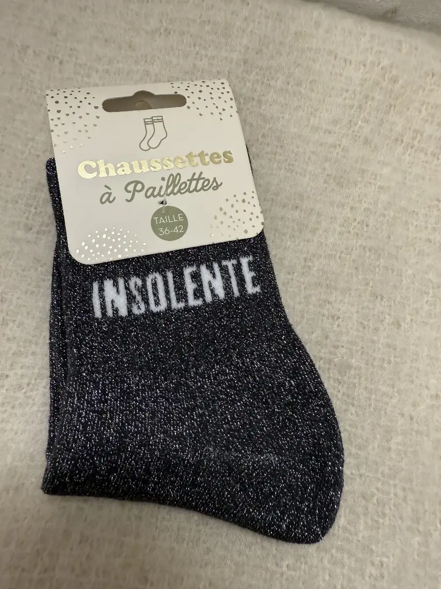 Les Chaussettes à Paillettes INSOLENTE