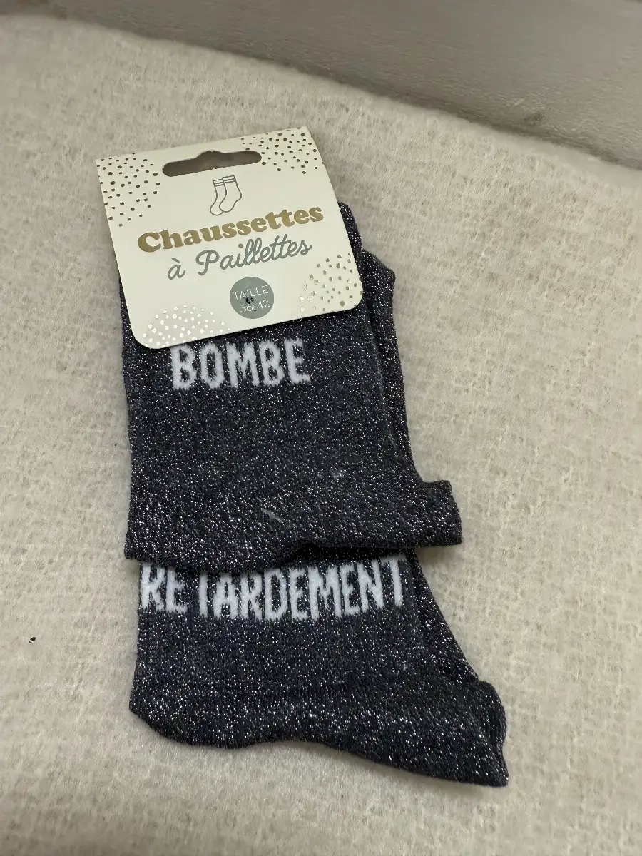 Les Chaussettes à Paillettes BOMBE RETARDEMENT