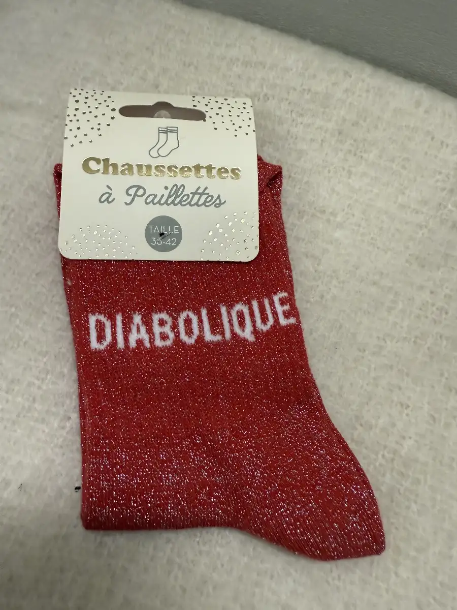 Les Chaussettes à Paillettes DIABOLIQUE