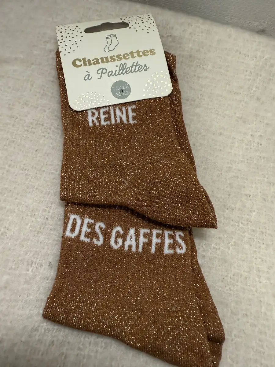 Les Chaussettes à Paillettes REINE DES GAFFES