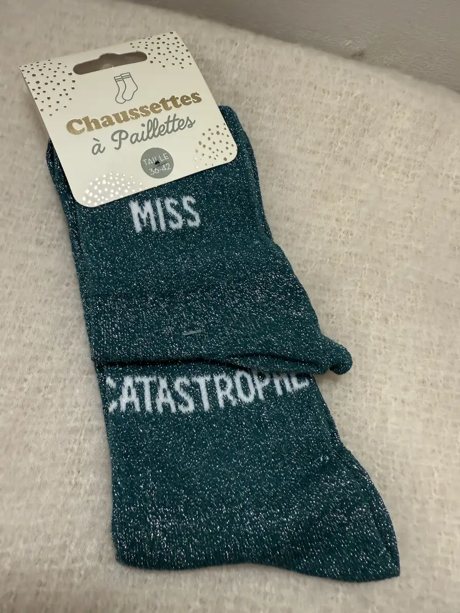 Les Chaussettes à Paillettes MISS CATASTROPHE