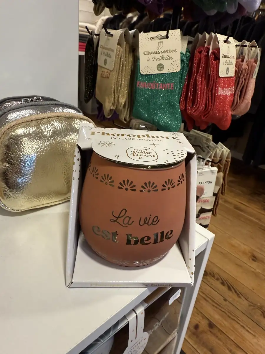 Photophore LA VIE EST BELLE