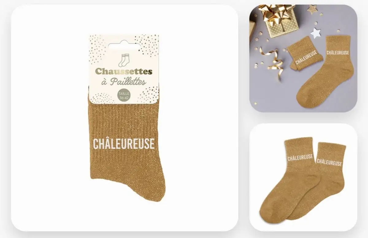 Les Chaussettes à Paillettes CHÂLEUREUSE