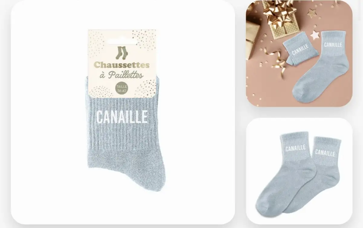 Les Chaussettes à Paillettes CANAILLE