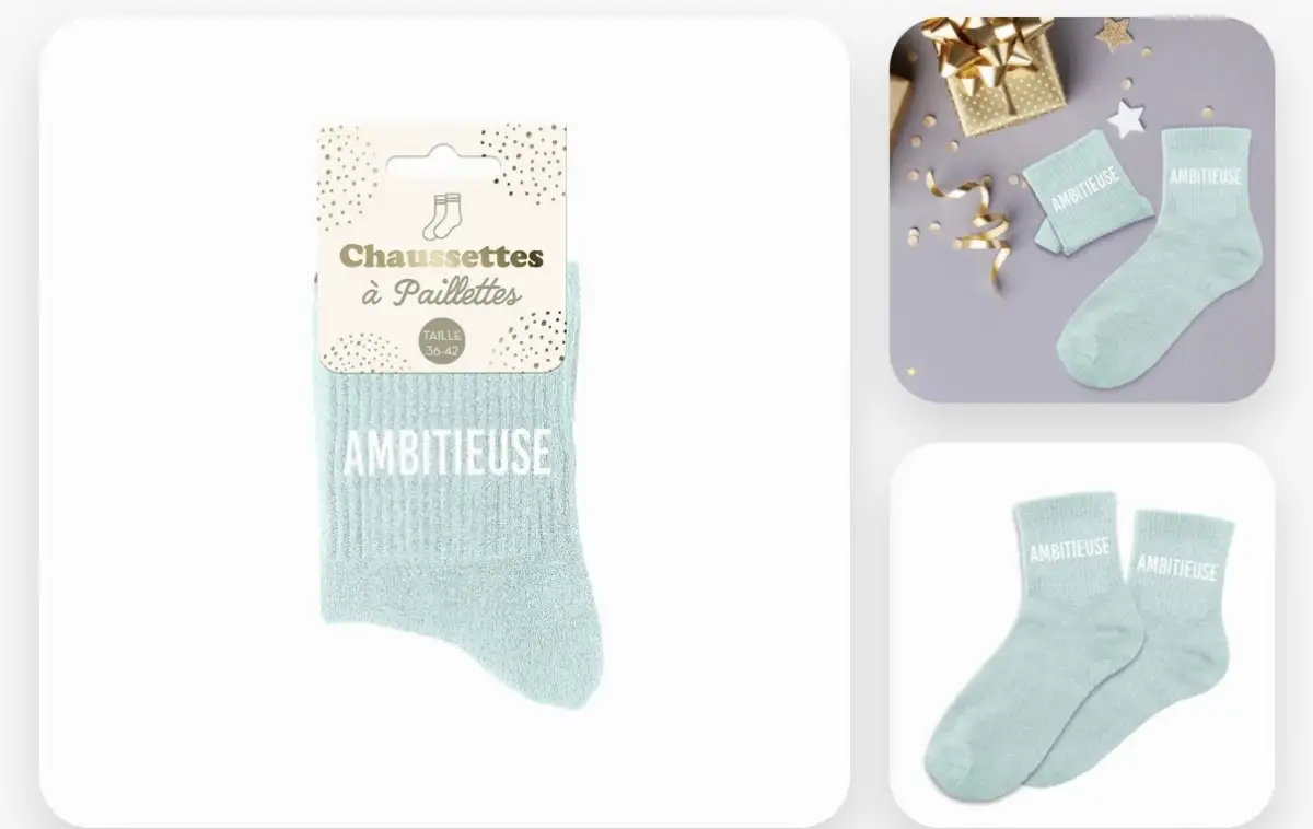 Les Chaussettes à Paillettes AMBITIEUSE