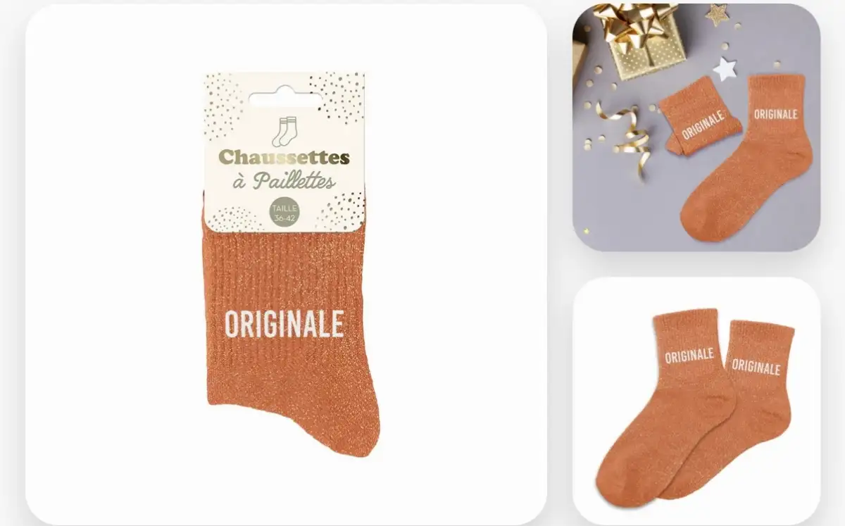 Les Chaussettes à Paillettes ORIGINALE