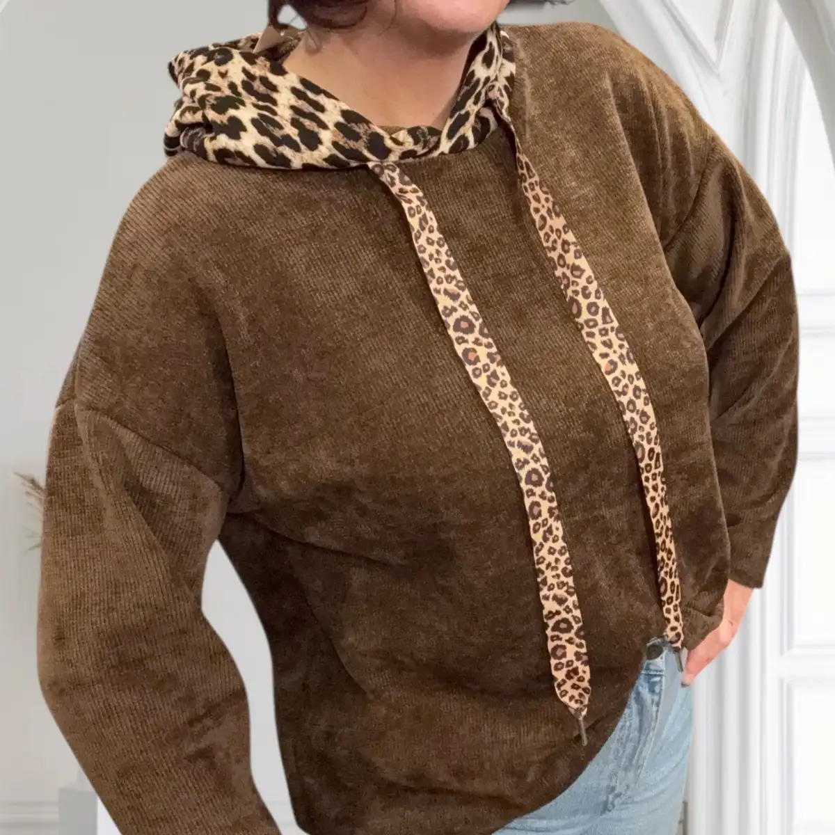 Sweat Sacha #759 Chocolat