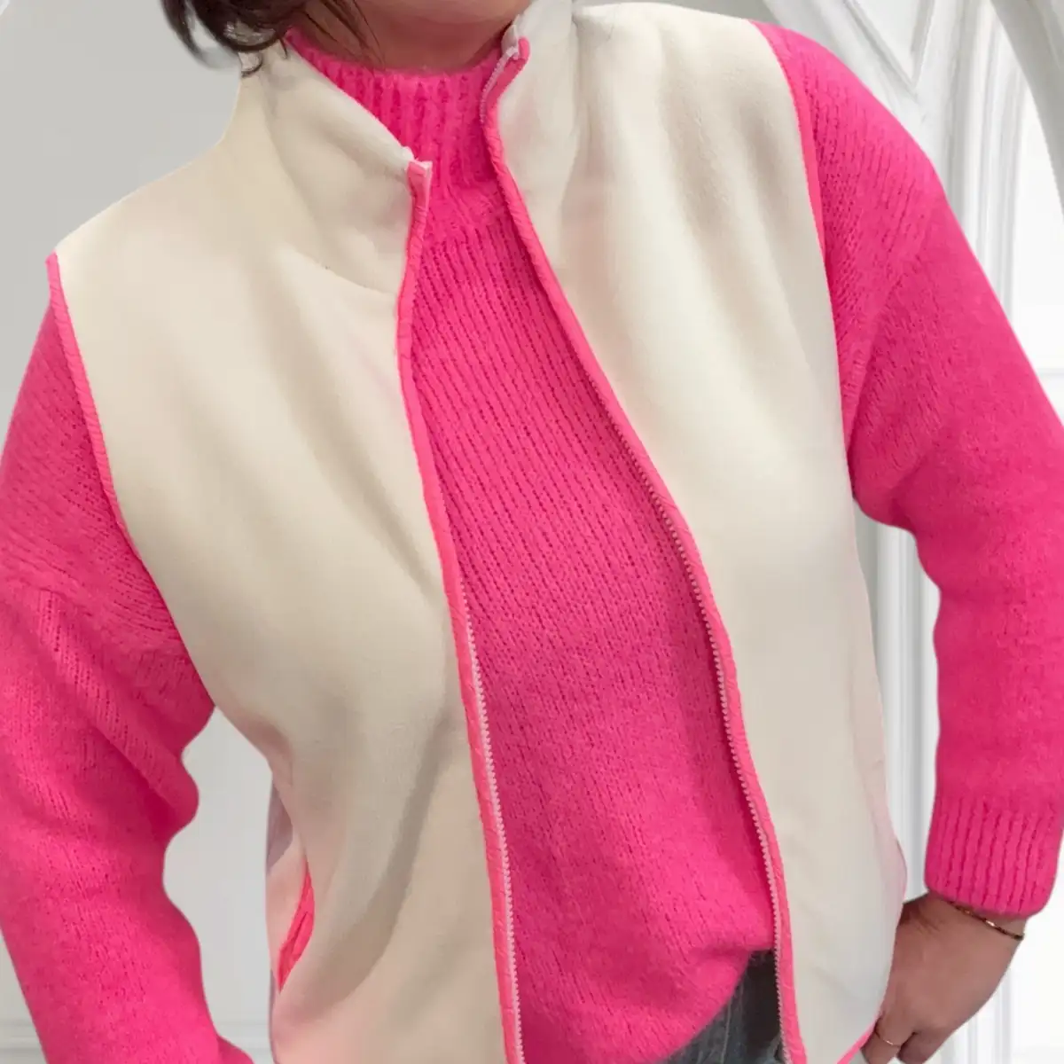 Gilet Perfect Outfit #780 Ecru