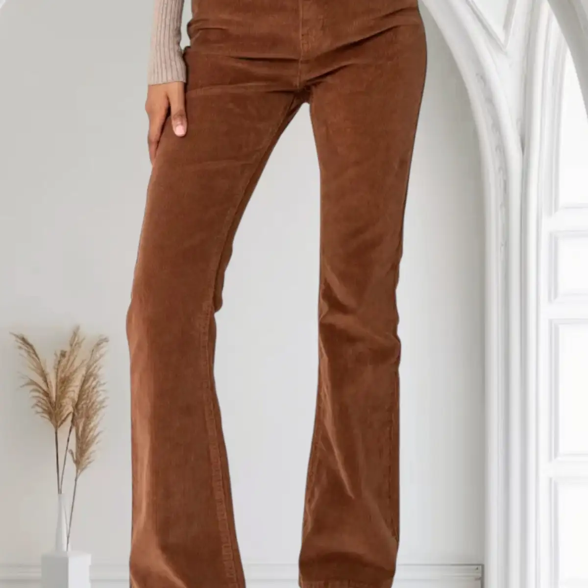 Pantalon Bootcut velours #789 Choco