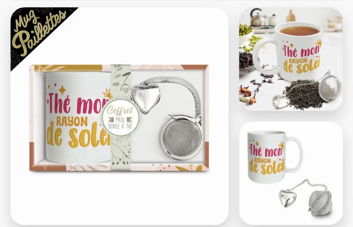 Coffret Thé mon rayon de soleil