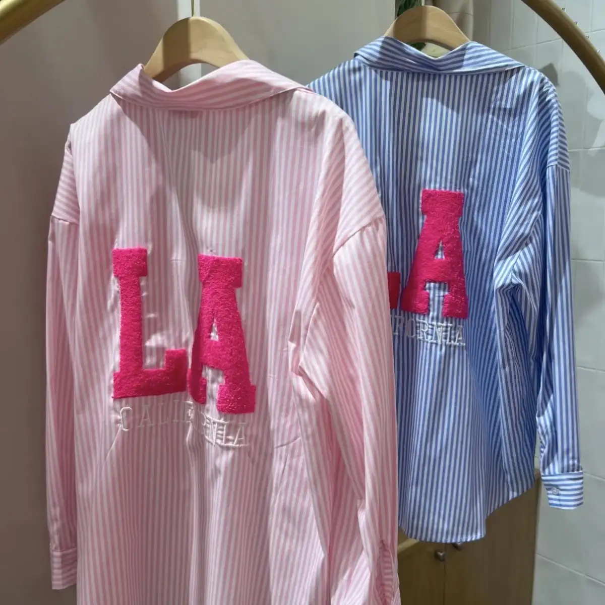 Chemise LOS ANGELES #825 bleu