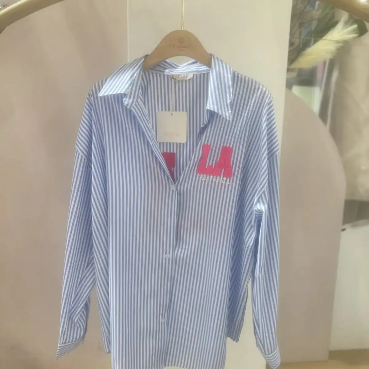 Chemise LOS ANGELES #825 bleu