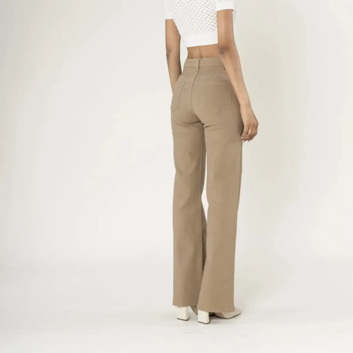 Jean Wide #835 Taupe