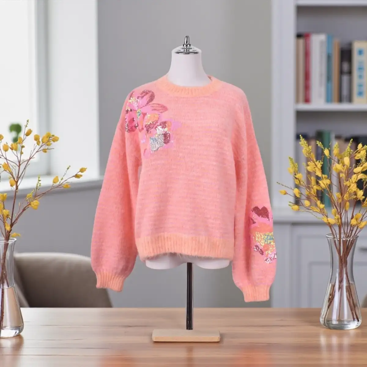 Pull Flowy #812 Saumon