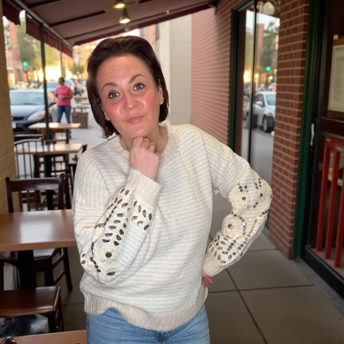 Pull Gina #808 Beige