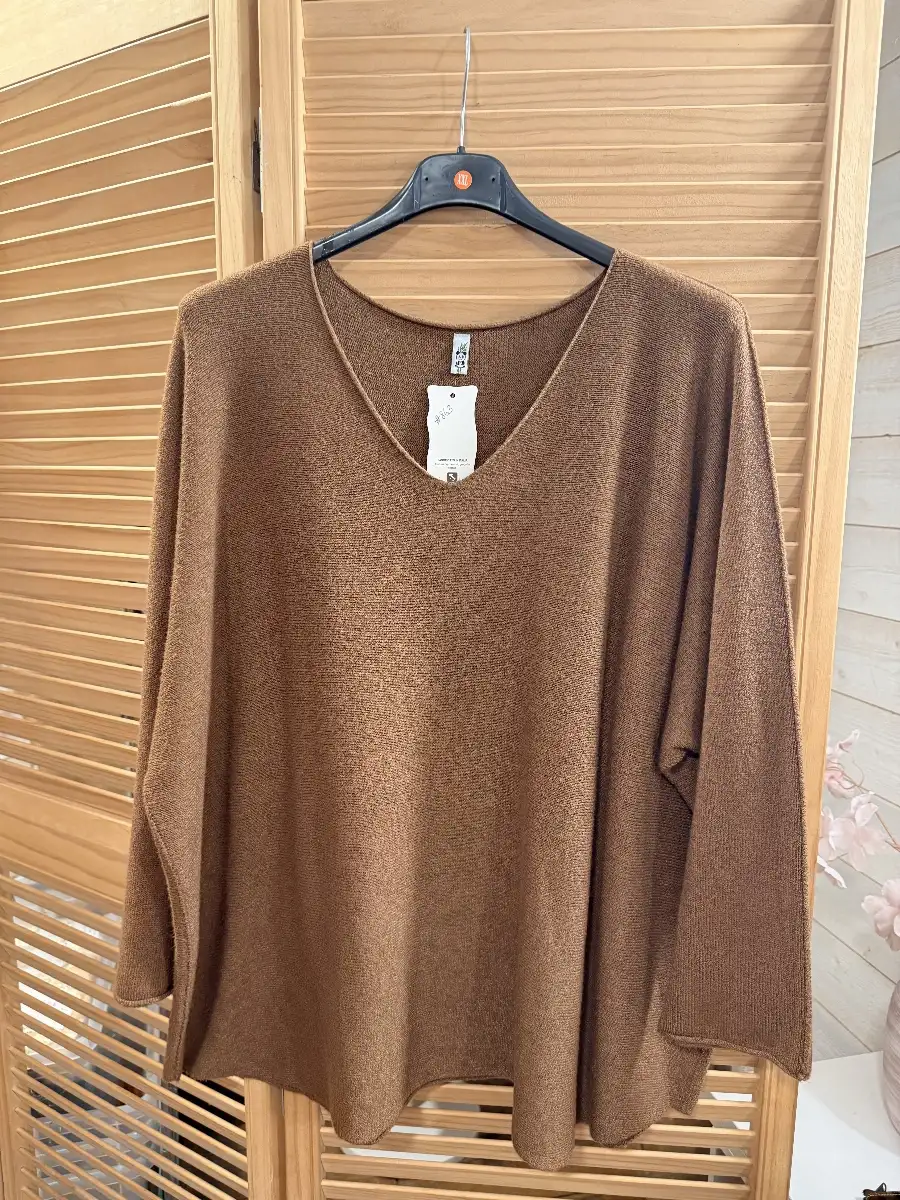 Pull Maeva #843 Pulpeuse (Moka)