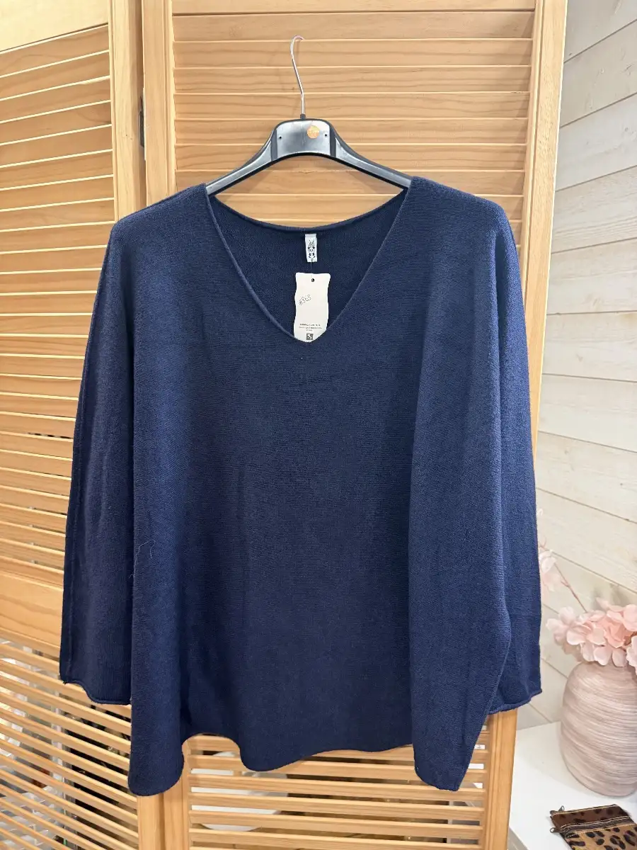 Pull Maeva #843 Pulpeuse (Marine)